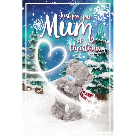 3D Holographic Just For You Mum Me to You Bear Christmas Card £3.39